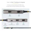 StarTech.com USB-C multiport adaptér - 4K 60Hz HDMI s HDR - 3-portový USB hub - 100W Power Delivery priechodný - Works With Chromebook certifikovaný - Windows/macOS/iPadOS/Android™