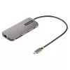 StarTech.com USB-C multiport adaptér – 4K 60Hz HDMI video, 3-portový 5Gbit/s USB-A hub, 100W USB Power Delivery priechodný/GbE/SD/MicroSD, 30cm kábel, prenosná dokovacia stanica pre notebook