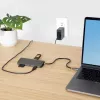 StarTech.com USB-C multiport adaptér – 4K 60Hz HDMI video, 3-portový 5Gbit/s USB-A hub, 100W USB Power Delivery priechodný/GbE/SD/MicroSD, 30cm kábel, prenosná dokovacia stanica pre notebook