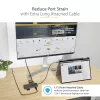 StarTech.com USB-C multiport adaptér – 4K 60Hz HDMI video, 3-portový 5Gbit/s USB-A hub, 100W USB Power Delivery priechodný/GbE/SD/MicroSD, 30cm kábel, prenosná dokovacia stanica pre notebook