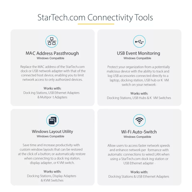 StarTech.com USB-C multiport adaptér – 4K 60Hz HDMI video, 3-portový 5Gbit/s USB-A hub, 100W USB Power Delivery priechodný/GbE/SD/MicroSD, 30cm kábel, prenosná dokovacia stanica pre notebook