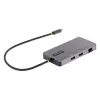 StarTech.com USB-C multiport adaptér, Dual-HDMI video, 4K 60Hz, 2x 5 Gbit/s USB-A hub, 100 W Power Delivery Pass-Through/GbE/SD/MicroSD, 30 cm kábel, Travel Dock, dokovacia stanica pre notebook