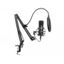 Sandberg Streamer USB Microphone Kit, štúdiový mikrofón, -27 dB, 30 - 16000 Hz, 24 bit, 96 kHz, jednosmerný