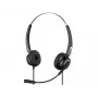 Sandberg USB Office Headset Pro Stereo, káblový, kancelária/call centrum, 20 - 20000 Hz, 115 g, headset, čierny