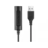 Sandberg 2in1 Office headset Jack+USB, káblový, kancelária/call centrum, 20 - 20000 Hz, 110 g, slúchadlá, čierny