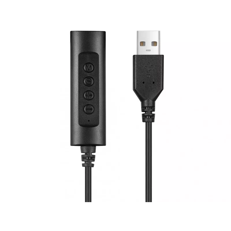 Sandberg 2in1 Office headset Jack+USB, káblový, kancelária/call centrum, 20 - 20000 Hz, 110 g, slúchadlá, čierny