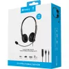 Sandberg 2in1 Office headset Jack+USB, káblový, kancelária/call centrum, 20 - 20000 Hz, 110 g, slúchadlá, čierny