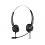 Sandberg USB+RJ9/11 Headset Pro Stereo, káblový, kancelária/call centrum, 20 - 7000 Hz, headset, čierny