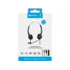 Sandberg USB+RJ9/11 Headset Pro Stereo, káblový, kancelária/call centrum, 20 - 7000 Hz, headset, čierny