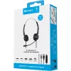 Sandberg USB+RJ9/11 Headset Pro Stereo, káblový, kancelária/call centrum, 20 - 7000 Hz, headset, čierny