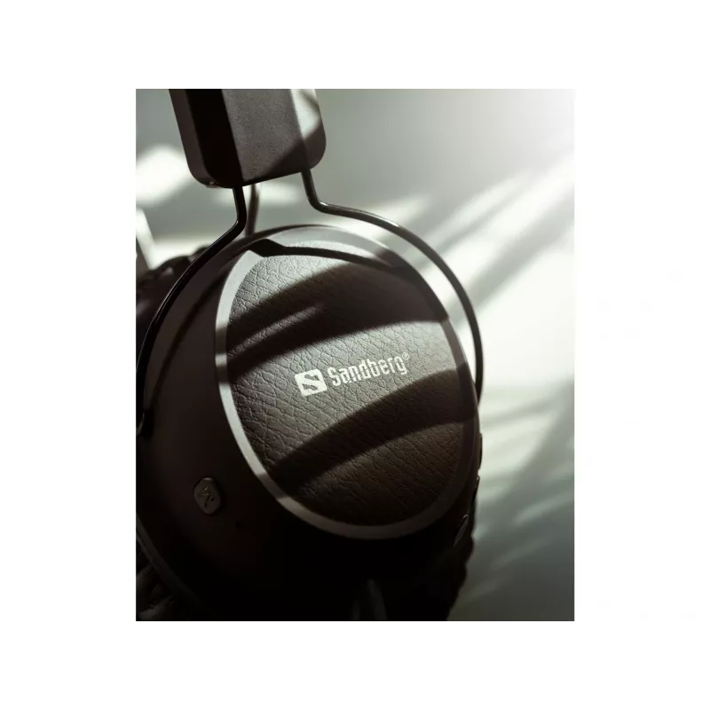 Sandberg bezdrôtový headset ANC FlexMic, bezdrôtový, gaming, 20 - 20000 Hz, 211 g, headset, čierny