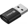 Sandberg Streamer USB Clip mikrofón, lavalier/pripínací mikrofón, -38 dB, 50 - 18000 Hz, 16 bit, 48 kHz, 84 dB