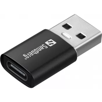 Sandberg Streamer USB Clip mikrofón, lavalier/pripínací mikrofón, -38 dB, 50 - 18000 Hz, 16 bit, 48 kHz, 84 dB
