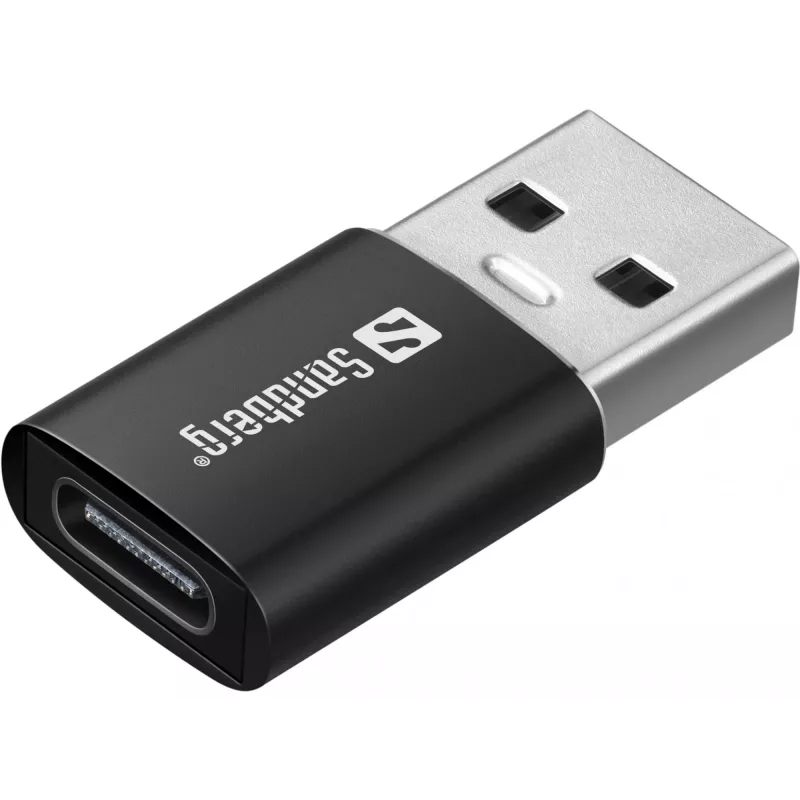 Sandberg Streamer USB Clip mikrofón, lavalier/pripínací mikrofón, -38 dB, 50 - 18000 Hz, 16 bit, 48 kHz, 84 dB