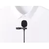 Sandberg Streamer USB Clip mikrofón, lavalier/pripínací mikrofón, -38 dB, 50 - 18000 Hz, 16 bit, 48 kHz, 84 dB