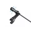 Sandberg Streamer USB Clip mikrofón, lavalier/pripínací mikrofón, -38 dB, 50 - 18000 Hz, 16 bit, 48 kHz, 84 dB