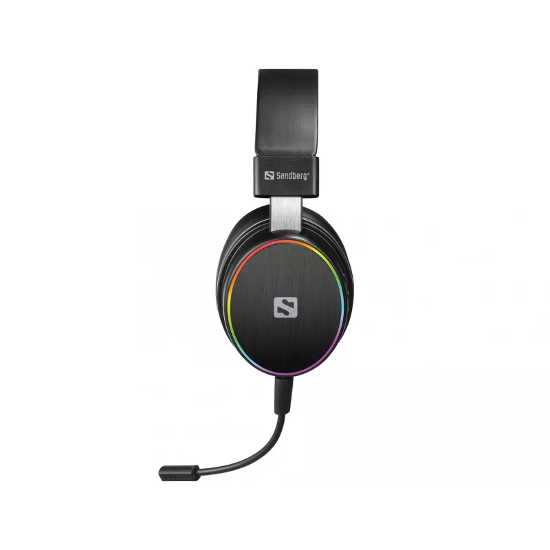 Sandberg HeroBlaster bezdrôtový headset, káblový & bezdrôtový, 20 - 20000 Hz, gaming, 300 g, headset, čierny