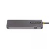 StarTech.com USB-C multiport adaptér, 4K 60Hz HDMI video, 3-portový 5Gbps USB hub, 100W Power Delivery Pass-Through, GbE, 30 cm kábel, Mini Travel Dock, dokovacia stanica pre notebook