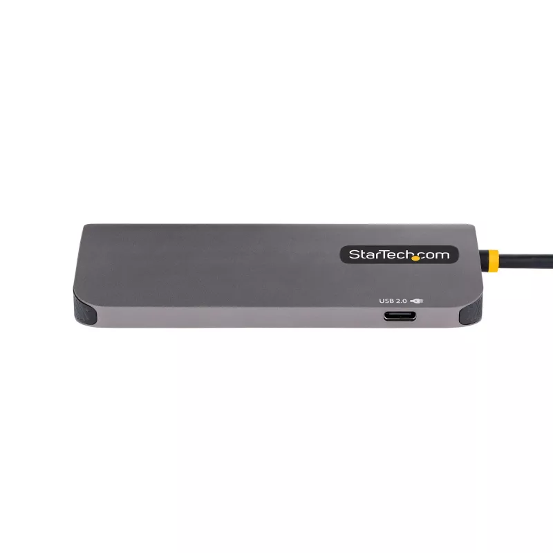 StarTech.com USB-C multiport adaptér, 4K 60Hz HDMI video, 3-portový 5Gbps USB hub, 100W Power Delivery Pass-Through, GbE, 30 cm kábel, Mini Travel Dock, dokovacia stanica pre notebook