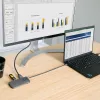 StarTech.com USB-C multiport adaptér, 4K 60Hz HDMI video, 3-portový 5Gbps USB hub, 100W Power Delivery Pass-Through, GbE, 30 cm kábel, Mini Travel Dock, dokovacia stanica pre notebook