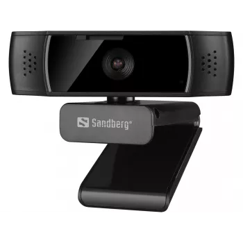 Sandberg USB webkamera Autofocus DualMic, 2,07 MP, 1920 x 1080 pixelov, Full HD, 30 fps, 70°, 70°