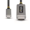 StarTech.com 1m USB-C-na-HDMI adaptérový kábel, 8K 60Hz, 4K 144Hz, HDR10, USB Type-C-na-HDMI 2.1 video konvertorový kábel, USB-C DP Alt Mode/USB4/Thunderbolt 3/4 kompatibilný – USB-C notebook na HDMI monitor