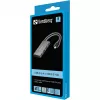 Sandberg 136-20 vreckový rozbočovač USB-C na 4x USB 3.0, hliník, sivý