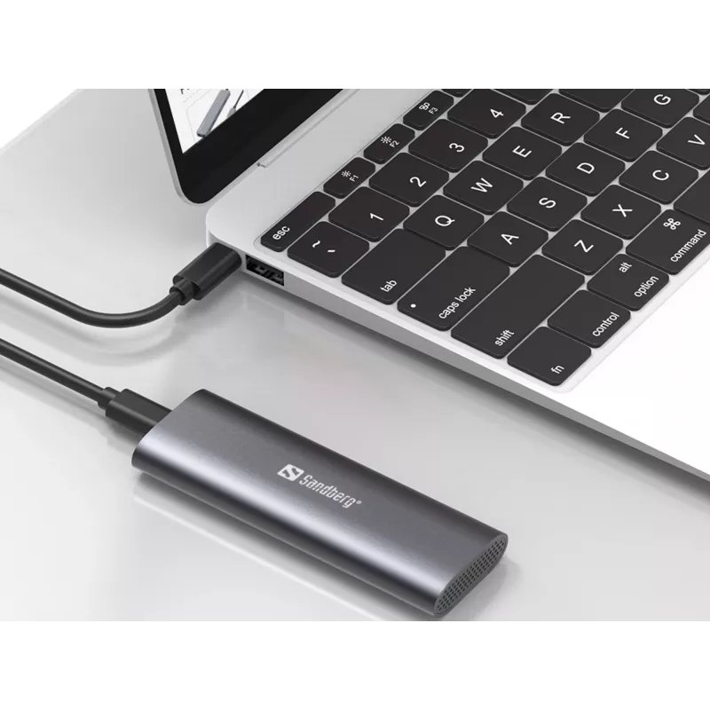 Sandberg USB 3.2 puzdro pre M.2+NVMe SSD