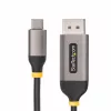 StarTech.com 3m USB-C na DisplayPort adaptérový kábel, 8K 60Hz, 4K 144Hz, HDR, USB Type-C na DP 1.4 video konvertorový kábel, kompatibilný s USB4/Thunderbolt 3/4