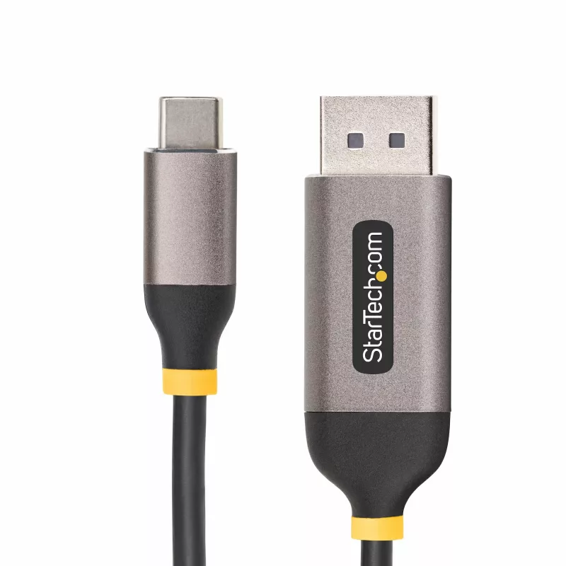 StarTech.com 3m USB-C na DisplayPort adaptérový kábel, 8K 60Hz, 4K 144Hz, HDR, USB Type-C na DP 1.4 video konvertorový kábel, kompatibilný s USB4/Thunderbolt 3/4
