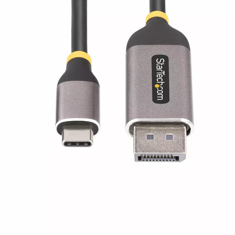 StarTech.com 3m USB-C na DisplayPort adaptérový kábel, 8K 60Hz, 4K 144Hz, HDR, USB Type-C na DP 1.4 video konvertorový kábel, kompatibilný s USB4/Thunderbolt 3/4