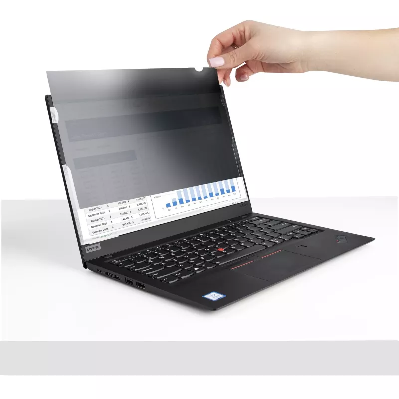 StarTech.com 14-palcový filter proti videniu pre notebook - matná ochrana proti videniu pre širokouhlé displeje (16:9) - ochrana obrazovky notebooku s 51% redukciou modrého svetla - obojstranný matný/lesklý