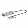 StarTech.com USB-C multiport adaptér s pripojeným USB-C na USB-A dongle, Dual HDMI (4K30Hz/1080p60Hz), 3x USB-A 5Gbps, Mini Travel Dock, dokovacia stanica pre notebook, 1,3ft/40cm kábel