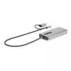 StarTech.com USB-C multiport adaptér s pripojeným USB-C na USB-A dongle, Dual HDMI (4K30Hz/1080p60Hz), 3x USB-A 5Gbps, Mini Travel Dock, dokovacia stanica pre notebook, 1,3ft/40cm kábel