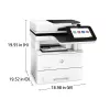 HP LaserJet Enterprise MFP M528dn, laser, monochromatlač, 1200 x 1200 DPI, A4, priama tlač, čierna, biela