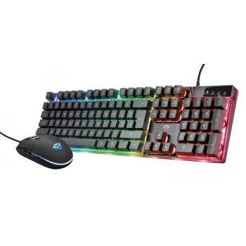 Trust GXT 838 Azor klávesnica myš v balení herná USB čierna