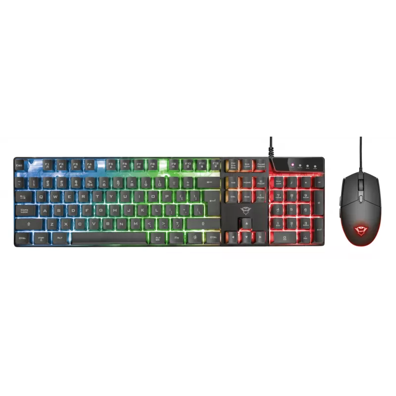 Trust GXT 838 Azor klávesnica myš v balení herná USB čierna