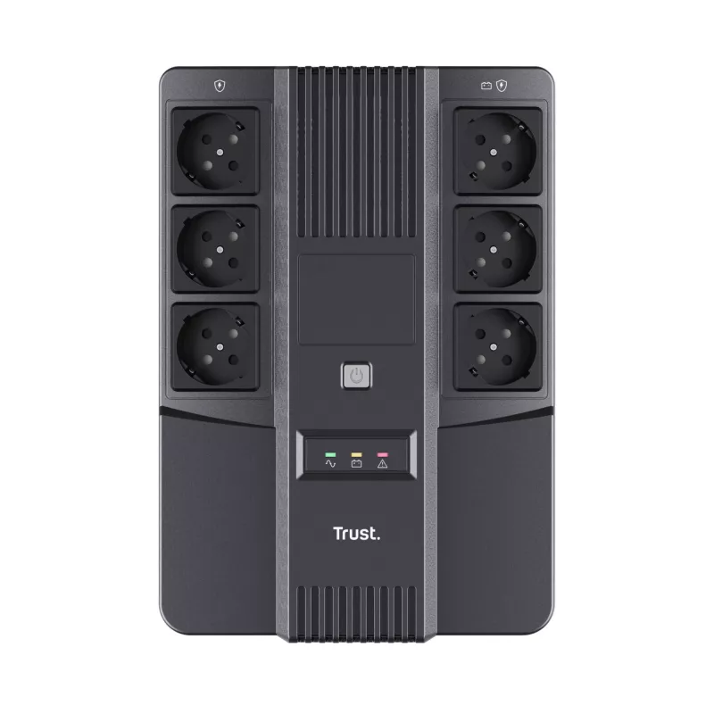 Trust Maxxon 23326 UPS 800 VA, 6 AC zásuviek, simulovaná sínusoida