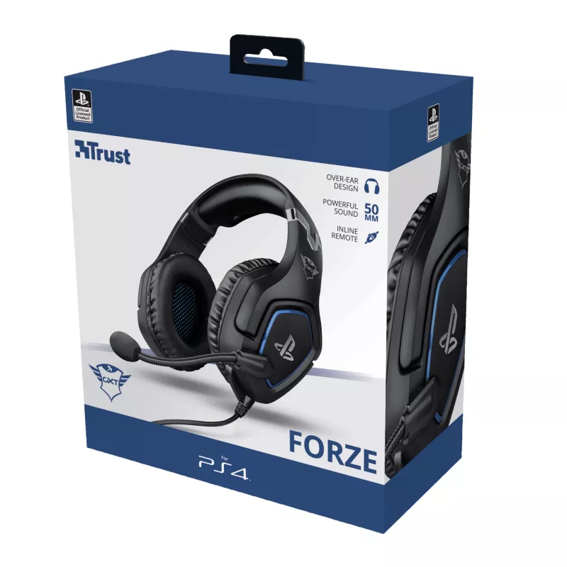 Trust GXT 488 Forze PS4 headset káblový Head-band herný čierny