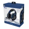 Trust GXT 488 Forze PS4 headset káblový s hlavovým mostom herný čierna, modrá
