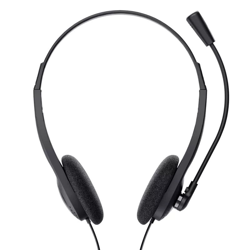 Trust 24659 slúchadlá/headset káblové s hlavovým mostom hovory/hudba čierne