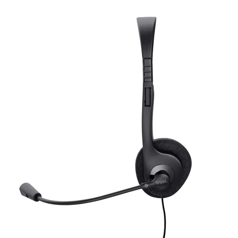 Trust 24659 slúchadlá/headset káblové s hlavovým mostom hovory/hudba čierne