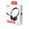 Trust 24659 slúchadlá/headset káblové s hlavovým mostom hovory/hudba čierne
