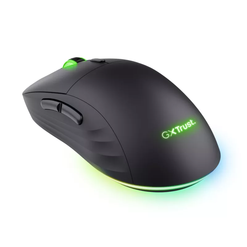 Trust GXT 927 Redex+ myš herná pravá ruka RF bezdrôtová + USB Type-A laserová 25600 DPI