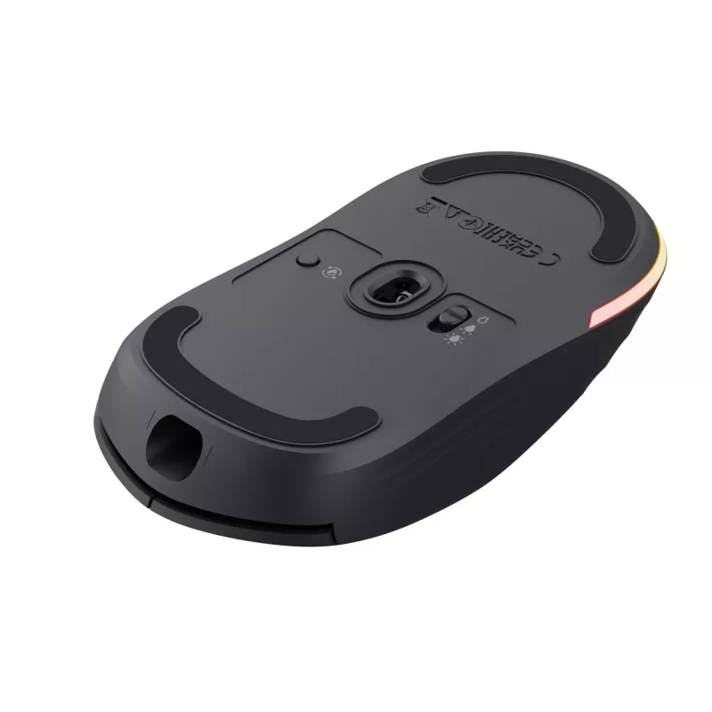 Trust GXT 927 Redex+ myš herná pravá ruka RF bezdrôtová + USB Type-A laserová 25600 DPI