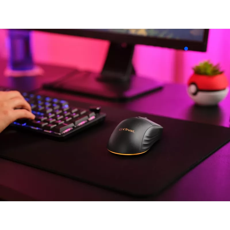 Trust GXT 927 Redex+ myš herná pravá ruka RF bezdrôtová + USB Type-A laserová 25600 DPI