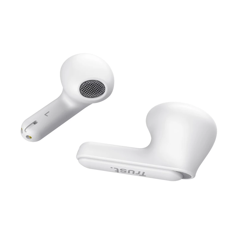 Trust Yavi headset True Wireless Stereo (TWS) in-ear slúchadlá hovory/hudba USB Type-C Bluetooth biele
