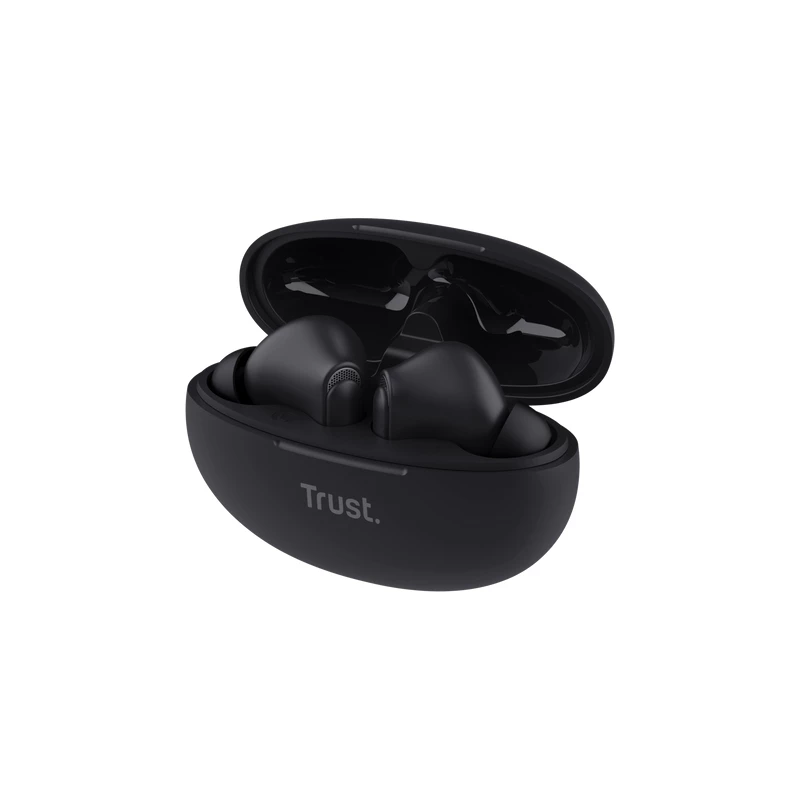 Trust Yavi headset True Wireless Stereo (TWS) in-ear hovory/hudba USB Type-C Bluetooth čierny