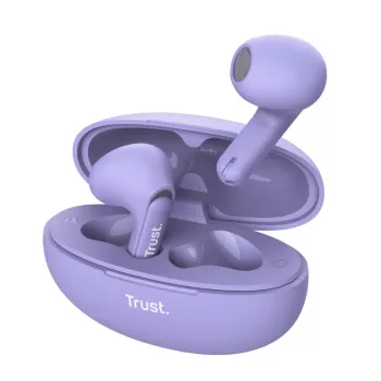 Trust Yavi headset True Wireless Stereo (TWS) in-ear hovory/hudba USB Type-C Bluetooth fialový