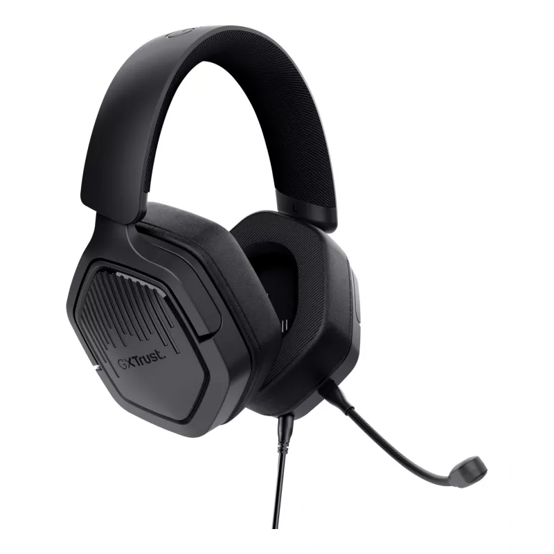 Trust GXT492 Carus headset káblový s hlavovým mostom herný čierny